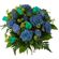 Secret feeling. A bouquet with exotic blue and green roses will be an unusual gift to your beloved one.